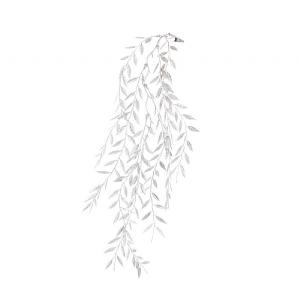 Silver Mini Leaves Clip 53cm