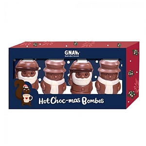 Gnaw Hot Choc-mas Bombes (Santa & Snowman)