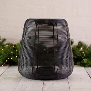 Large Black Contemporary Lantern