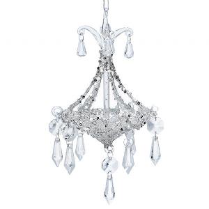 Gisela Graham Glass Chandelier Medium Tree Decoration