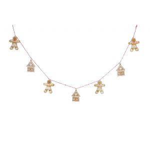Gisela Graham Gingerbread Lace House Garland
