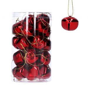 Gisela Graham Red Metal Jingle Bells