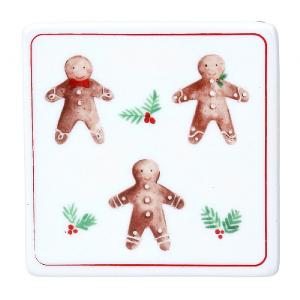 Gisela Graham Gingerbread Men Coaster