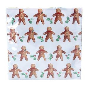 Gisela Graham Gingerbread Men Paper Napkin
