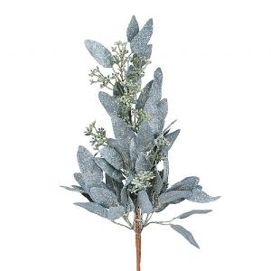 Gisela Graham Frosted Eucalyptus Berry Branch