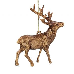 Gisela Graham Gold Stag Tree Decoration