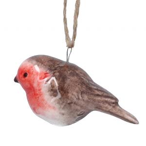 Gisela Graham Ceramic Robin Tree Decoration