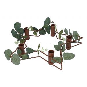 Gisela Graham Star Eucalyptus Candle Holder
