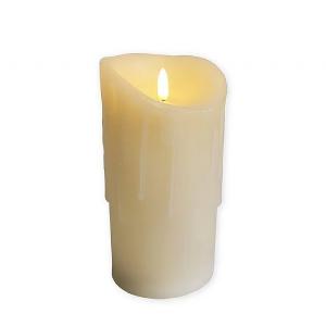 Premier Cream Flickabright Candle with Timer 23x9cm
