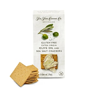 The Fine Cheese Co. Gluten Free Extra Virgin Olive Oil & Sea Salt Crackers 110g