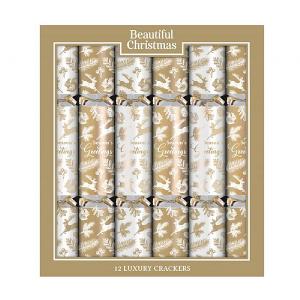 Luxury Gold 14" Crackers - Pack of 12