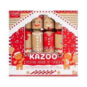 Kazoo Gingerbread 12" Crackers - Pack of 6