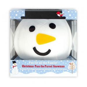 Pass The Parcel Snowman Family Christmas Game