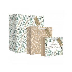 Set of 3 Eco Eucalyptus Design Gift Bags
