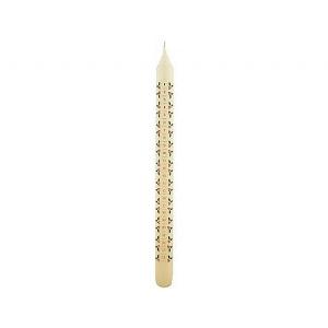 Ivyline Ivory Holly Tapered Advent Candle