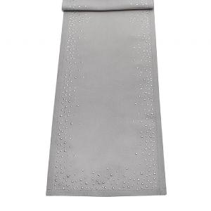 Peggy Wilkins Star Gazing Grey Table Runner 35cm x 190cm