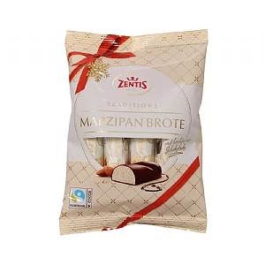 Zentis Marzipan bars bag 4 X 25g