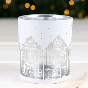 Villana 8cm White Windlight