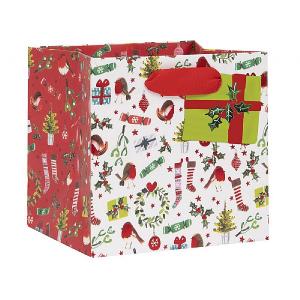 Glick Christmas Trimmings Short Gift Bag
