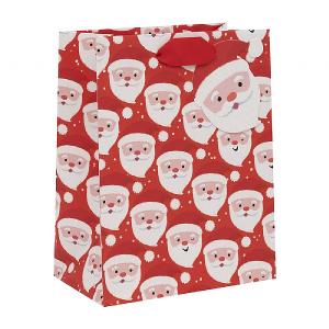 Glick Santa Selfie Medium Gift Bag