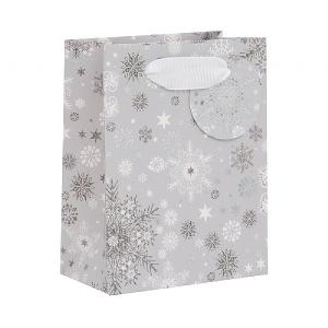 Glick Silver Snowflake Small Gift Bag