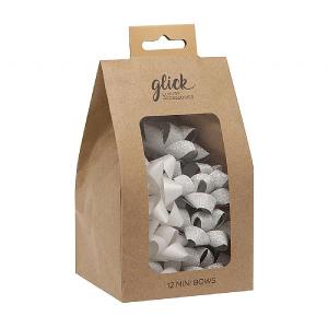 Glick Silver Gift Bow Multipack (Pack of 12)