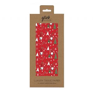 Glick Nordic Gonk Red Tissue Paper