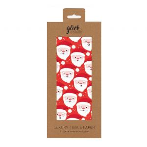 Glick Santa Selfie Red Tissue Paper