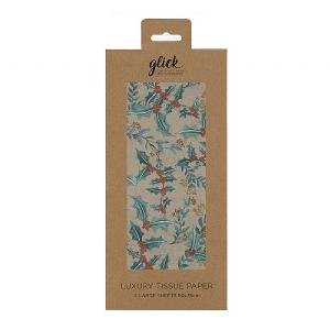 Glick Holly Gold Tissue Paper