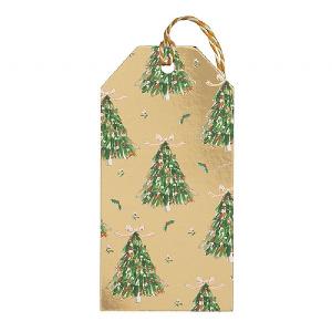 Glick Evergreen Gold MP Gift Tags (Pack of 6)