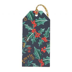 Glick Holly Teal MP Gift Tags (Pack of 6)