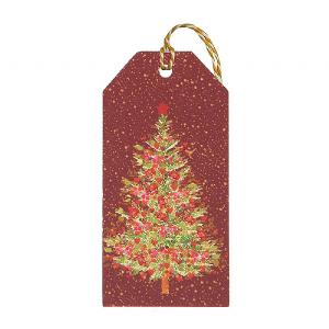 Glick MP Tag (Pack of 6) Wine Fir MP Gift Tags (Pack of 6)