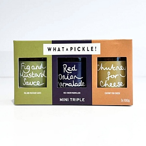 What a Pickle Mini Triple Jar Gift Pack (3 x 100g)