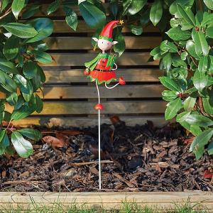 Jiggly Elves Festive Stake (Assorted)
