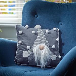Gonkert Christmas Cushion - Grey