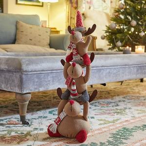 Rudy Stack Plush Doorstop