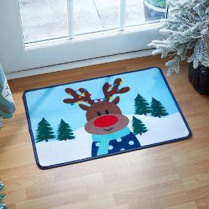 Merry Rudolph Christmas Doormat 40 x 60cm