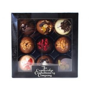 9 Assorted Solid Chocolate Domes 160g