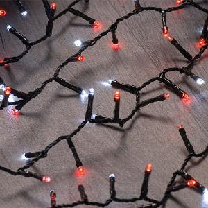 Festive 1000 Firefly Lights Red & White