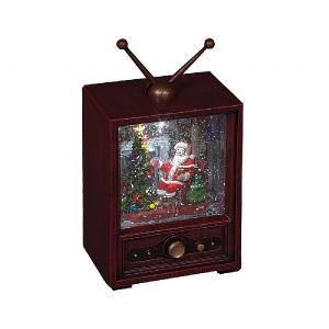 Santa TV WaterSparkle Lantern