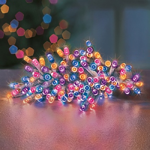Premier Rainbow Battery Operated Timer Lights (200 LEDs)