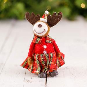 Felt Reindeer Dress Tree Decoration