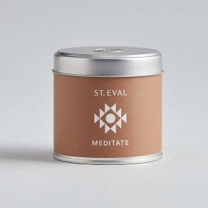 St Eval Retreat Meditate Candle Tin