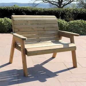 Zest 4 Leisure Charlotte 2 Seater Garden Bench