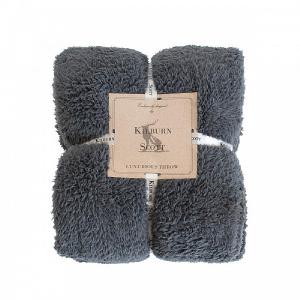 Kilburn & Scott Teddy Throw - Charcoal