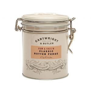 Cartwright & Butler Rum & Raisin Fudge Tin 175g