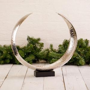 Large Nickel Plated Tealight Holder