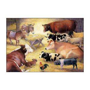 Woodmansterne Animals At The Crib Advent Calendar