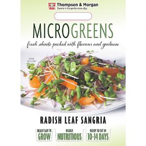 Thompson & Morgan Microgreens Radish (Leaf) Sangria 