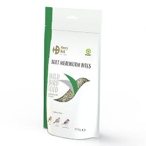 Henry Bell Suet Mealworm Bites for Wild Birds 500g